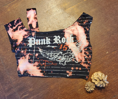 Punk Rock Crop top - Sm