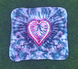 Neon Heart Receiving Blanket